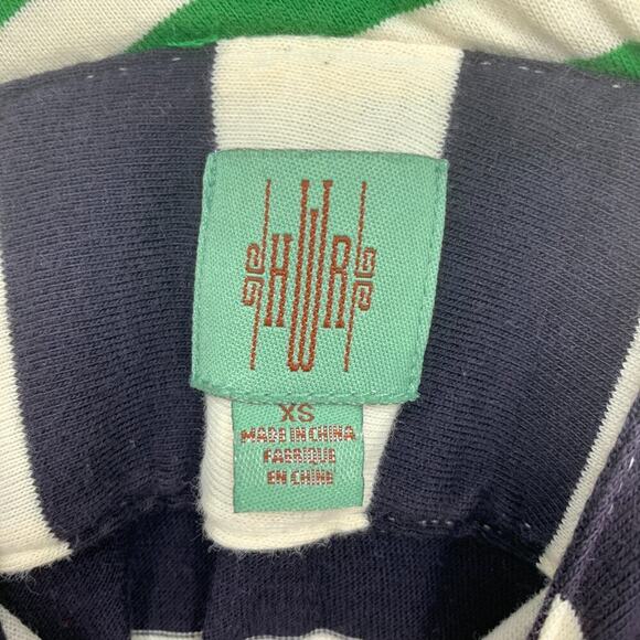 Anthropologie HWR Monogram Sz XS Split Stripes Striped Tank Dress Sundress - Picture 6 of 7